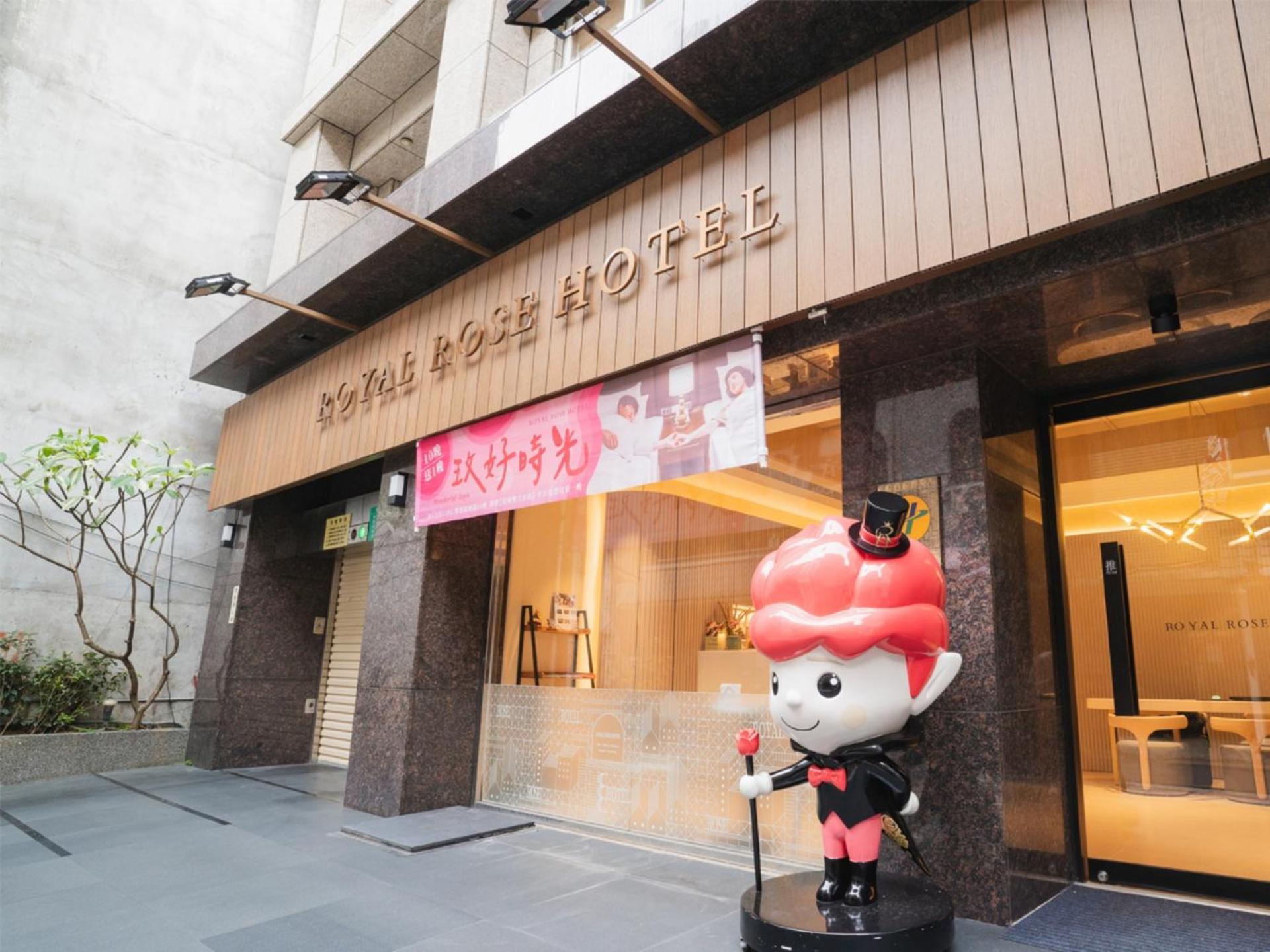 Royal Rose Hotel Zhongshan Taipé Exterior foto