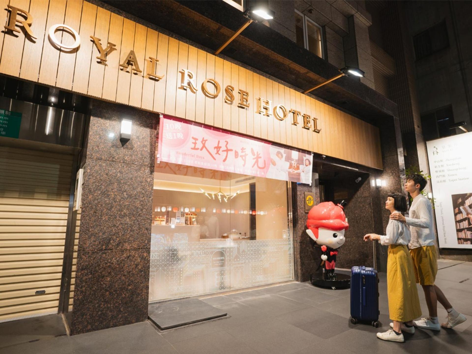 Royal Rose Hotel Zhongshan Taipé Exterior foto